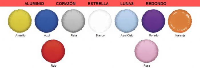 GLOBOS METALICOS